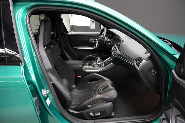 BMW M3 Competition 510pk |dealer onderhouden|Carbon dak|Carbon schaalstoelen|HUD|memory|Harman & Kardon|360 camera|Laser Light|carbon interieur|blind spot|Apple Carplay|