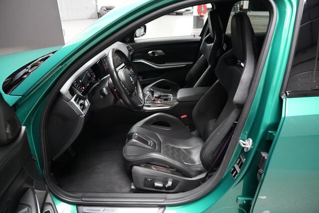 BMW M3 Competition 510pk |dealer onderhouden|Carbon dak|Carbon schaalstoelen|HUD|memory|Harman & Kardon|360 camera|Laser Light|carbon interieur|blind spot|Apple Carplay|