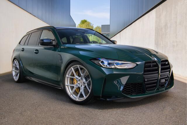 BMW M3 3-serie Touring xDrive Competition British Racing Green Custom Wheels 20/21 inch wheels + AST adjustable lowering