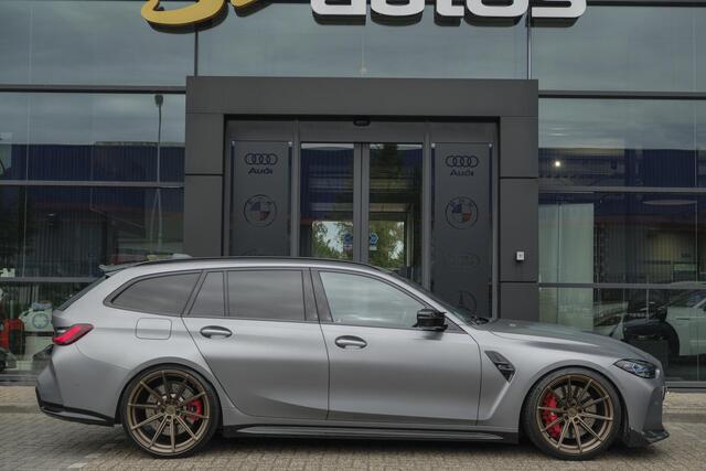 BMW M3 Touring Competition 510pk xDrive Widescreen Frozen grey *BTW* Head-up Adaptive cruise CSL grille 21" LMV