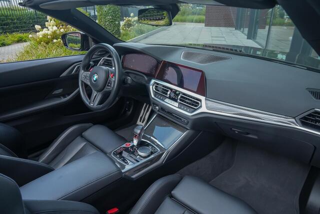 BMW M4 Competition xDrive Cabrio 510pk |M-pakket|Carbon exterieur|Carbon interieur|nek verwarming|Laser LED|Harman&Kardon|memory|Apple Carplay|M-onderstel adaptief|20 & 21" lichtmetalen velgen|