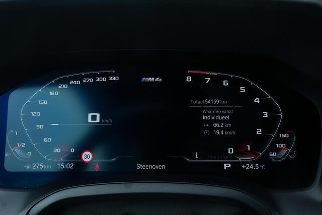 BMW M4 Competition xDrive Cabrio 510pk |M-pakket|Carbon exterieur|Carbon interieur|nek verwarming|Laser LED|Harman&Kardon|memory|Apple Carplay|M-onderstel adaptief|20 & 21" lichtmetalen velgen|