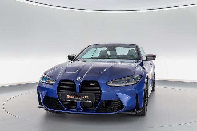 BMW M4 xDrive Competition Cabrio 510pk |dealer onderhouden|M-sport|M-sport stoelen|Laser LED|memory|360 camera|nekverwarming|sportuitlaat|HUD|blind spot|stoelventilatie + verwarming|