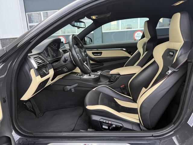 BMW M4 4-serie Coupé Competition | Keramische remmen | M-Drivers Pack | Individual Dravitgrau | Head-Up | Harman Kardon | Elektrisch bediende stoelen | Comfort Access | 360 Camera | Stoelverwarming | Carbon interieur | Prof. navi | Draadloze telefoonlader | Zonn