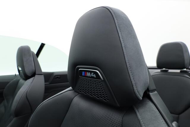 BMW M4 4-serie Cabrio xDrive Competition | Keramisch | Ultimate pakket | Driving Ass. Pro | Stoelventilatie | Harman/Kardon | Nekverw. | HUD | 360*+PDC | Stoel-Stuurverw. | Memory V