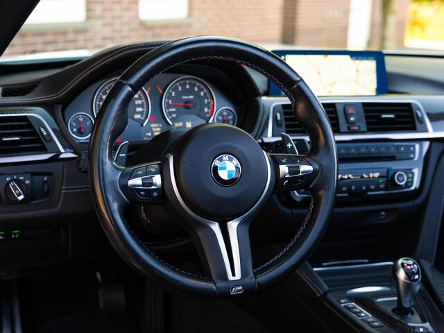 BMW M4 4-serie Cabrio | M-Performance uitlaat | H&K Surround | Adap M- onderstel | Hud Display | Nav Proff | 360 Cam | Lane Assist | Nekverwarming | Stuur- Stoelverw | BMW Onderhouden | 2 eig