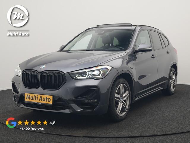 BMW X1 xDrive25e Sportline Plug in Hybrid 222pk Dealer O.H PHEV | Trekhaak Afn. | Panodak | Head Up | Lederen Sportstoelen Memory & Verwarmd | Camera | Apple Carplay | Keyless | Sfeerverlichting | Navigatie | DAB |
