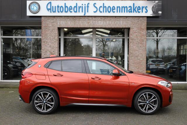 BMW X2 sDrive20i High Executive M-Sport TREKHAAK PANO LEER H&K-AUDIO CAMERA STOELVER. CRUISE CLIMA NAVI DAB 2XPDC 19''LMV NAP