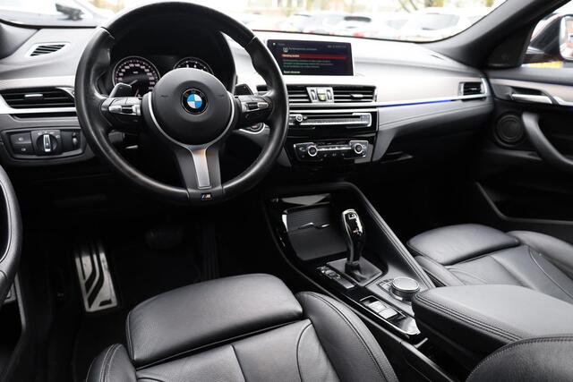BMW X2 sDrive20i High Executive M-Sport TREKHAAK PANO LEER H&K-AUDIO CAMERA STOELVER. CRUISE CLIMA NAVI DAB 2XPDC 19''LMV NAP