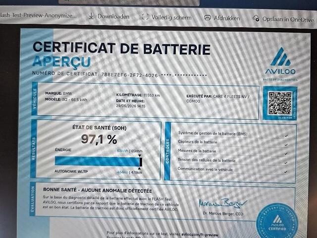 BMW X2 iX2 eDrive20 67 kWh | Full LED | NAVI | PDC | ECC | SOH: 97.1%