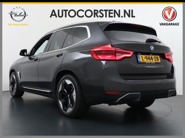 BMW X3 iX3 AUT. 286pk 80kWh Pano/Schuif-Kant-Dak Leder+elektr.SportStoel+Verwarmd M-Sport-St+ M-Aeropack 20"Lmv Apple Android Carplay WiFi Harman-Kardon-Surround LED-Adapt. Pdc Park-Assist+ High Executive Driving-Assist-Pro Connected-Pack-Pro Digital-Key Elektr.