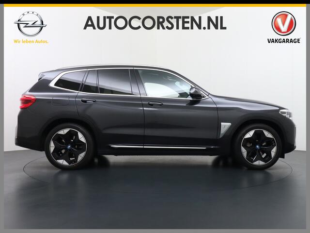 BMW X3 iX3 AUT. 286pk 80kWh Pano/Schuif-Kant-Dak Leder+elektr.SportStoel+Verwarmd M-Sport-St+ M-Aeropack 20"Lmv Apple Android Carplay WiFi Harman-Kardon-Surround LED-Adapt. Pdc Park-Assist+ High Executive Driving-Assist-Pro Connected-Pack-Pro Digital-Key Elektr.