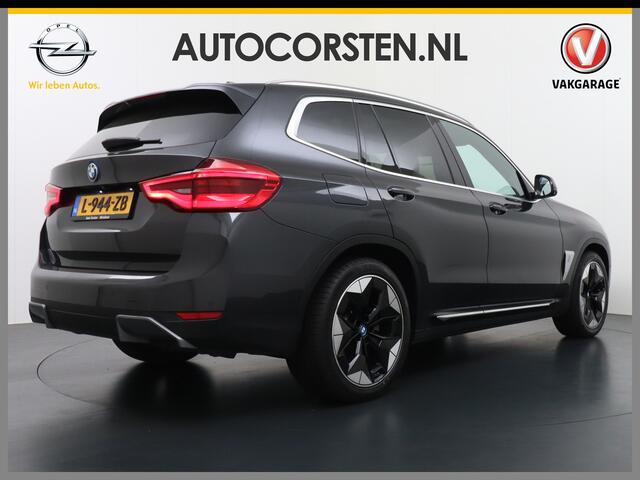 BMW X3 iX3 AUT. 286pk 80kWh Pano/Schuif-Kant-Dak Leder+elektr.SportStoel+Verwarmd M-Sport-St+ M-Aeropack 20"Lmv Apple Android Carplay WiFi Harman-Kardon-Surround LED-Adapt. Pdc Park-Assist+ High Executive Driving-Assist-Pro Connected-Pack-Pro Digital-Key Elektr.