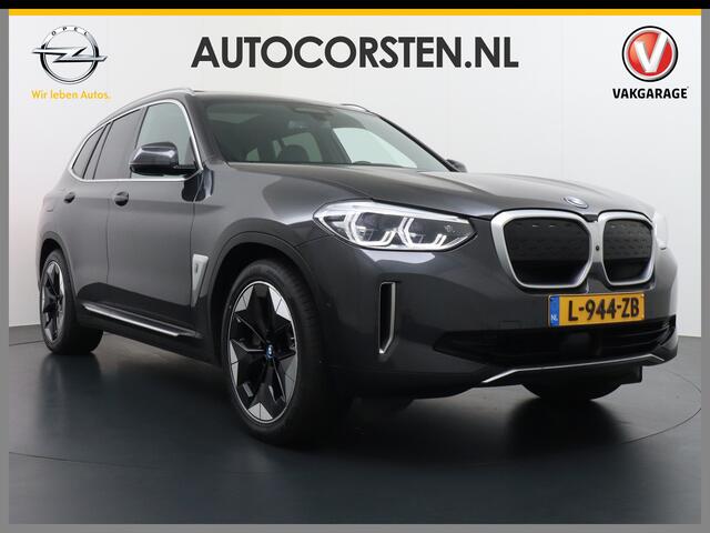 BMW X3 iX3 AUT. 286pk 80kWh Pano/Schuif-Kant-Dak Leder+elektr.SportStoel+Verwarmd M-Sport-St+ M-Aeropack 20"Lmv Apple Android Carplay WiFi Harman-Kardon-Surround LED-Adapt. Pdc Park-Assist+ High Executive Driving-Assist-Pro Connected-Pack-Pro Digital-Key Elektr.