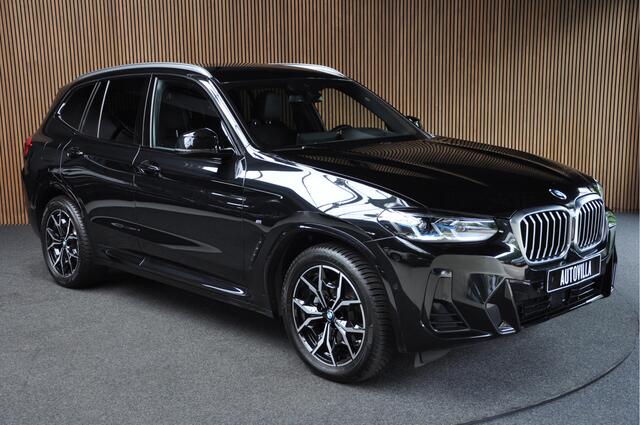 BMW X3 xDrive20i High Exe M-Pakket Leer HUD Camera Laser LED ACC Navi Elektr. achterklep Climate (3-zone) Elektr. trekhaak PDC LM velgen