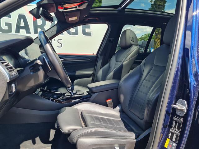 BMW X3 xDrive30e M Sport 20"/Panoramadak/Trekhaak/Leder + memory/360 camera/Harman Kardon/Keyless/Dodehoek/Head-up/Adaptief onderstel + Sport steering/Stoelverwarming/Alarm