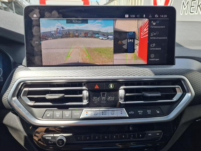 BMW X3 xDrive30e M Sport 20"/Panoramadak/Trekhaak/Leder + memory/360 camera/Harman Kardon/Keyless/Dodehoek/Head-up/Adaptief onderstel + Sport steering/Stoelverwarming/Alarm