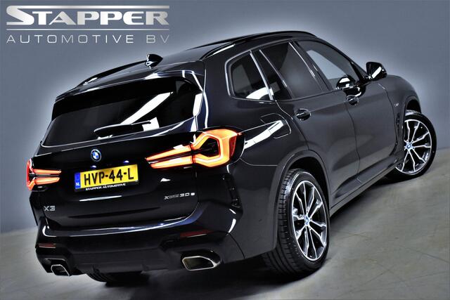 BMW X3 xDrive30e 292pk M-Sport Facelift Pano/Carplay/360Camera/Carbon/Memory/Navi/Led/Leer/Lmv20''
