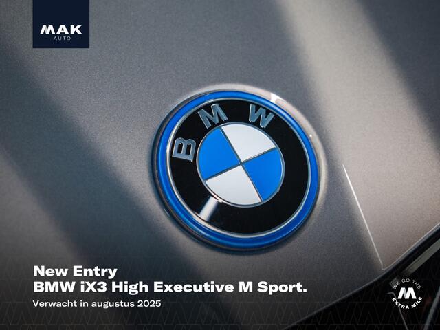 BMW X3 iX3 High Executive M Sport, NL auto, 1e eig., pano, 20", tr.haak, H/K, Laser, HUD, keyless, privacy