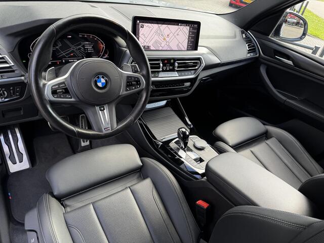 BMW X3 xDrive20i High Executive M Sport | Trekhaak Uitklapbaar | Navigatie Full-Map | Stuur- + Stoelverwarming | Apple Carplay/Android Auto | Leder | Rijklaarprijs!