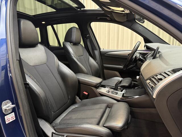 BMW X3 xDrive30i High Executive Edition *M-Sport* Panoramadak / F1 Flippers / Leder / 360 Camera / LED / Stoelverwarming / Navigatie / Cruise / 20'' LMV