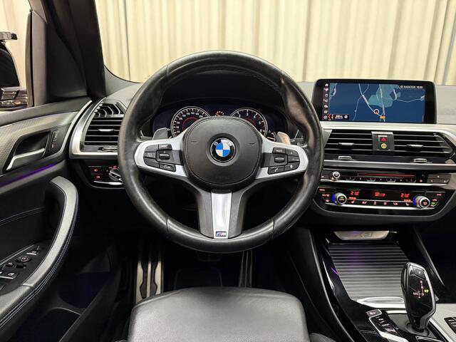 BMW X3 xDrive30i High Executive Edition *M-Sport* Panoramadak / F1 Flippers / Leder / 360 Camera / LED / Stoelverwarming / Navigatie / Cruise / 20'' LMV