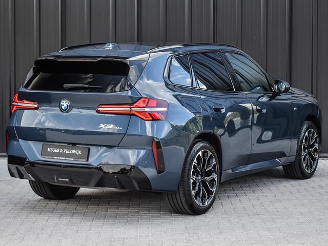 BMW X3 30e xDRIVE M-SPORT | PANORAMADAK | ADAPTIVE SUSPENSION | COMFORT ACCESS | ELEKTR. VERSTELBARE STOELEN | HEAD UP DISPLAY | STOEL- EN STUURVERWARMING |360 CAMERA | ELEKTR. TREKHAAK | AMBIENT SFEER VERLICHTING