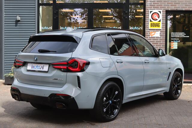 BMW X3 xDrive30e M-Sport Shadow Line Pano/Leder/LED/Camera/Elek. klep/Dodehoek/Sfeer/20"
