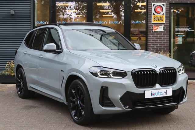 BMW X3 xDrive30e M-Sport Shadow Line Pano/Leder/LED/Camera/Elek. klep/Dodehoek/Sfeer/20"
