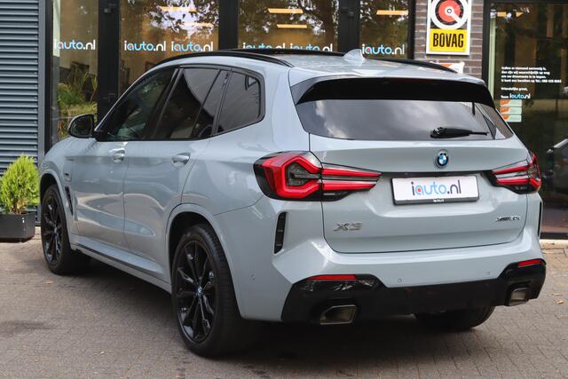 BMW X3 xDrive30e M-Sport Shadow Line Pano/Leder/LED/Camera/Elek. klep/Dodehoek/Sfeer/20"