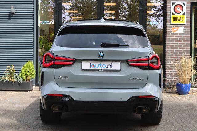 BMW X3 xDrive30e M-Sport Shadow Line Pano/Leder/LED/Camera/Elek. klep/Dodehoek/Sfeer/20"
