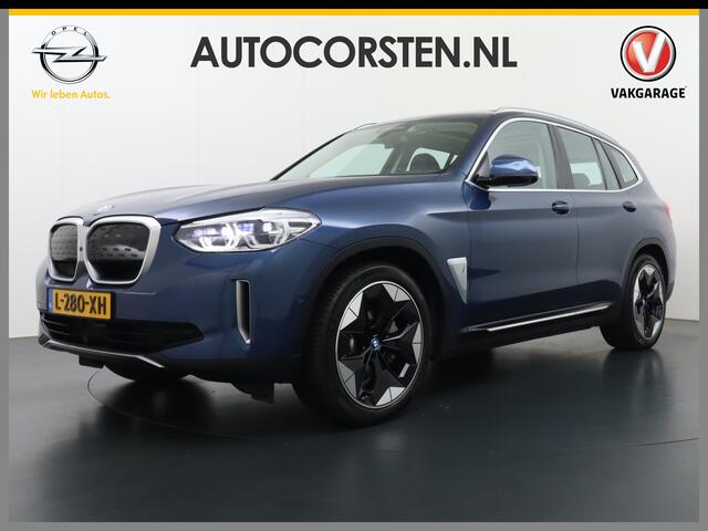 BMW X3 iX3 High Executive 80kWh Leder Adap.Cruise Apple Carplay Android Auto Navi Ecc 360°Camera Panoramaschuifdak Harman&Kardon®SurroundSound Pdc DAB Elek.Stoel+Memory HeadsUpD. Stoelverwarming Parkeer+Achteruitrij assistent Led Origineel Nederlandse Auto Zeer
