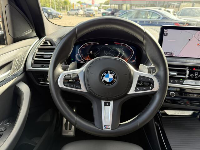BMW X3 xDrive30i High Executive M Sport Laser Licht Panoramadak Trekhaak Harman-Kardon Leder Elek Stoelverstelling 20 Inch Keyless Entry Head-Up Display Stuurwielverwarming Vol!!