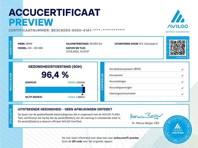 BMW X3 iX3 High Executive 80 kWh | Trekhaak | VOL