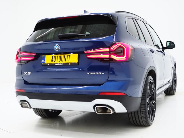 BMW X3 xDrive30e LCI High Executive | Leder | Sportstoelen | 360 | Virtual | Sfeerverlichting | DAB | Carplay