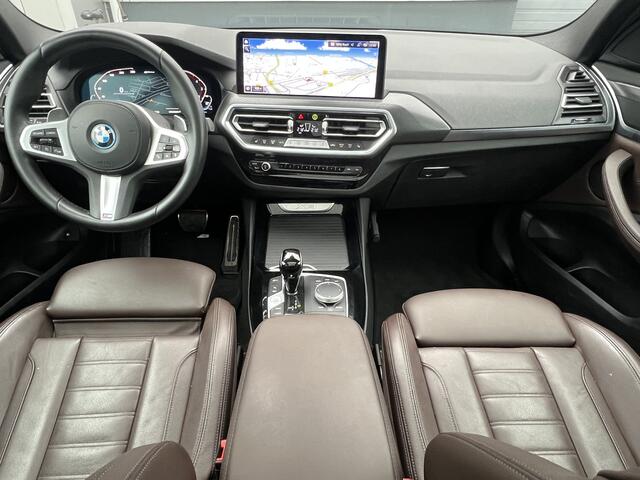 BMW X3 xDrive30e M-Sport Business Edition Plus Navigatie Panoramadak Elektrische Sportstoelen Leder Stoelverwarming Led Dab Getint Glas NL Auto 1e Eigenaar Plug In Hybride BTW