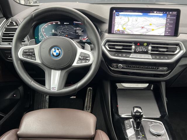 BMW X3 xDrive30e M-Sport Business Edition Plus Navigatie Panoramadak Elektrische Sportstoelen Leder Stoelverwarming Led Dab Getint Glas NL Auto 1e Eigenaar Plug In Hybride BTW