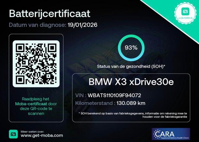 BMW X3 30e Xdrive M-sport High Executive Volleder, 360 Camera, Trekhaak, LED, SOH 93%
