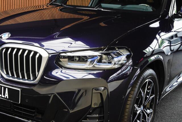 BMW X3 xDrive30e High Exe M-Pakket Leer Camera HUD ACC Navi Laser LED Elektr. achterklep Climate (3-zone) Elektr. trekhaak PDC LM velgen