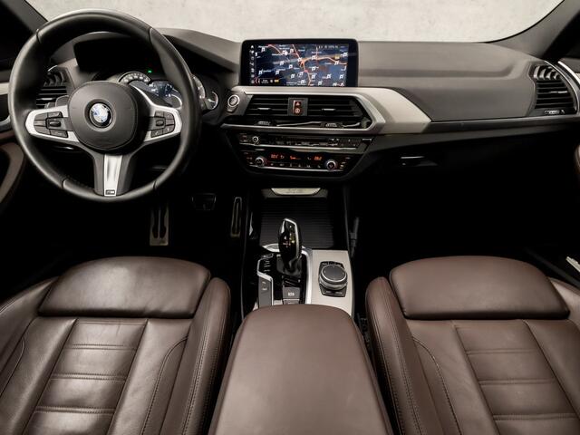BMW X3 xDrive20i M Sport High Executive (PANORAMADAK, M PAKKET, GROOT NAVI, BRUIN LEDER, STOELVERWARMING, SPORTSTOELEN, CAMERA, ELEK ACHTERKLEP, SFEERVERLICHTING, NIEUWSTAAT)
