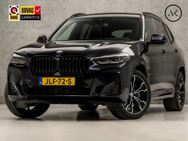 BMW X3 xDrive30e M Sport High Executive 293Pk Automaat (PANORAMADAK, M PAKKET, HEAD-UP DISPLAY, APPLE CARPLAY, 360 CAMERA, STUUR/STOELVERWARMING, ADAPTIVE CRUISE, SFEERVERLICHTING, NIEUWSTAAT)
