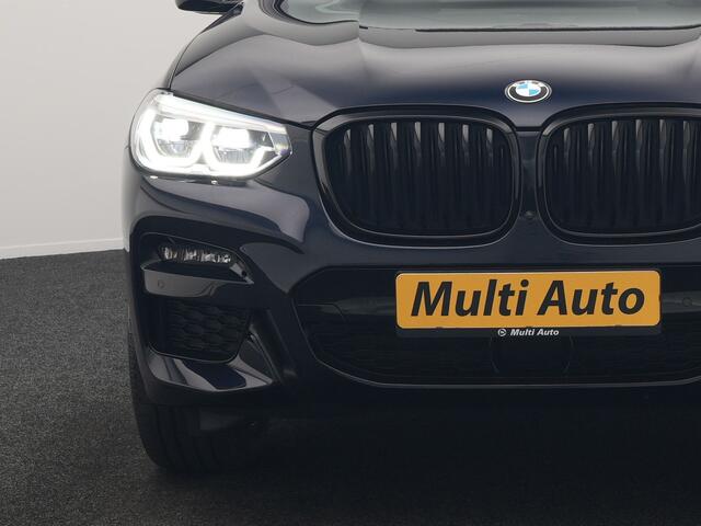 BMW X3 xDrive30e M Sport PHEV 293pk Dealer O.H. | Trekhaak Af Fabriek | Panodak | Head Up | Adaptive Cruise | 360 Camera | Lederen Sportstoelen Memory & Verwarmd | Sfeerverlichting | Hifi Audio | Keyless | Blis | 20"L.M | Apple Carplay | Plug In Hybrid |