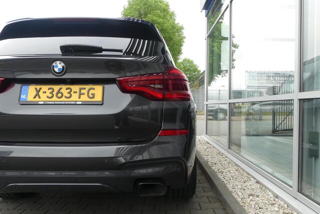 BMW X3 M40i xDrive High Executive M SPORT, 360° CAMERA, HUD, MEMORY, WINTER PACK, ADAPT. CRUISE, CLIMA, NAVI, PDC V&A, APPLE CARPLAY, BLIS, KEYLESS, ELEKT. ACHTERKLEP, ELEKT. PASSAGIERSSTOEL, ADAPT. ONDERSTEL, ADAPT. KOPLAMPEN, 58.377KM