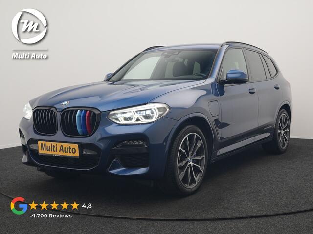 BMW X3 xDrive30e M Sport PHEV 293pk Dealer O.H. | Trekhaak Af Fabriek | Head Up | Cruise Control | Camera | Sportstoelen Verwarmd | Harman & Kardon | Keyless | Blis | Apple Carplay | Sfeerverlichting | 20''L.M. | Navigatie | DAB | Plug In Hybrid |
