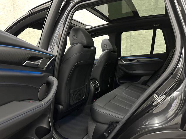 BMW X3 iX3 M-Sport 80 kWh | 99% SOH | Panorama | ACC | 360 Camera | Harman-Kardon | Leder | Memory | Sfeerverlichting | Keyless-Entry | Head-Up | 3-Zone Clima | Stuurverwarming | Carplay | LED | Rijklaar incl. Bovag garantie