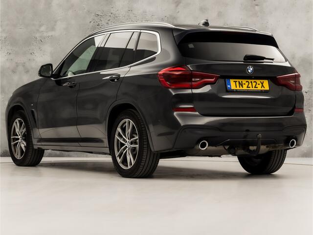 BMW X3 xDrive20i M Sport High Executive 184Pk Automaat (PANORAMADAK, M PAKKET, GROOT NAVI, 360 CAMERA, HARMAN/KARDON, LEDER, STOELVERWARMING, ADAPTIVE CRUISE, GETINT GLAS, TREKHAAK, NIEUWSTAAT)
