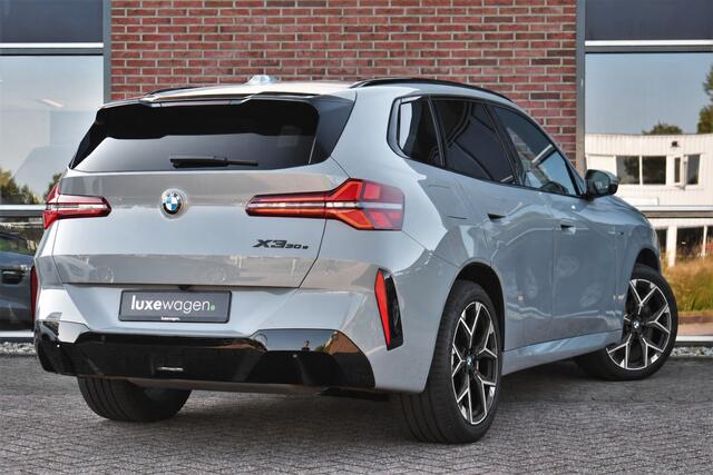 BMW X3 30e xDrive M-Sport ACC HUD 360 E-zetels Iconic-glow Brooklyngrau