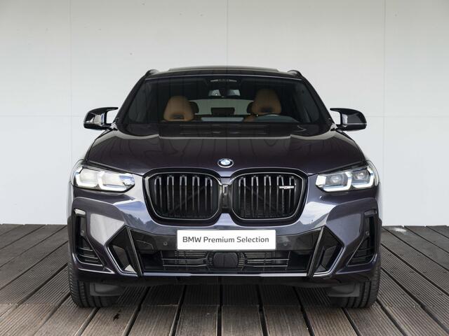 BMW X4 M40i | High Executive | M Sport Plus Pack | Macaoblauw | Stuurwielrand verwarmd | Comfort Access | Panoramadak | Head-Up Display | Harman Kardon | 21''