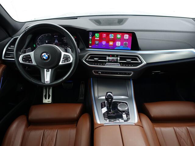 BMW X5 xDrive45e High Executive M Sport- Design Leder, Head Up, 360 Camera, Treeplanken, Stuur/Stoelverwarming, Sfeerverlichting