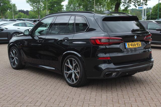 BMW X5 xDrive45e High Exe. M Sport / Trekhaak / Panoramadak / 360Camera / 21'' / Laser LED / Keyless / Skylounge / M Stoelen / Softclose / Stoelventilatie / Dodehoek / DAB / Luchtvering / Stuurverwarming / ACC